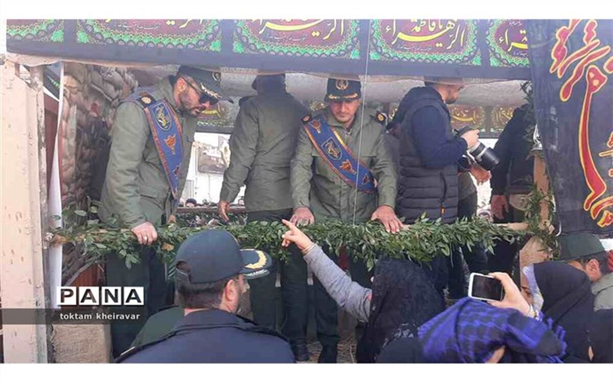 تشیع پیکر‌ دو شهید گمنام ‌در شهرستان شیروان/فیلم