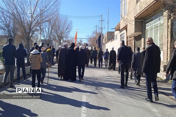 مراسم دسته‌روی و سوگواری ایام فاطمیه شهرستان فاروج