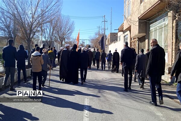 مراسم دسته‌روی و سوگواری ایام فاطمیه شهرستان فاروج