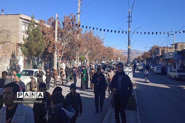 مراسم دسته‌روی و سوگواری ایام فاطمیه شهرستان فاروج