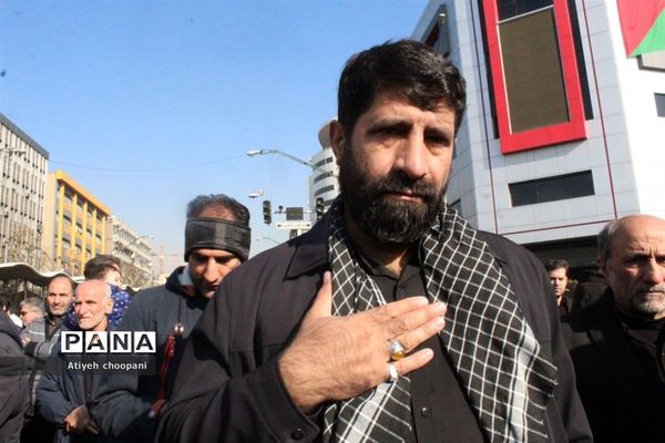 آیین تشییع پیکر مطهر ۱۱۰شهید والامقام گمنام دفاع مقدس در شهر تهران