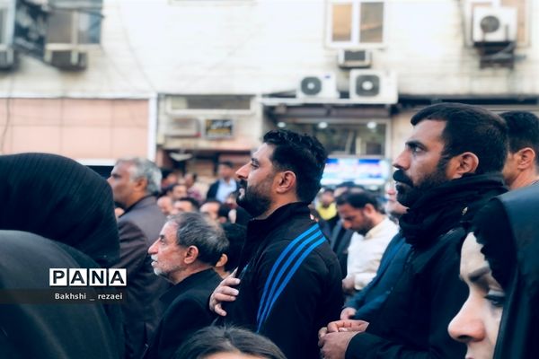 مراسم تشییع شهدای گمنام همزمان با سالروز  شهادت حضرت زهرا (س) در اهواز