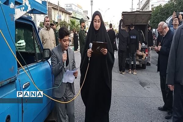 مراسم تشیع پیکر شهید گمنام در فریدونکنار