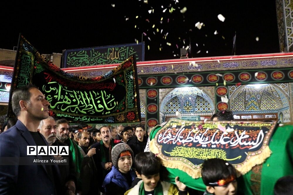 دسته عزاداری معلمان و دانش‌آموزان «سادات» استان قم