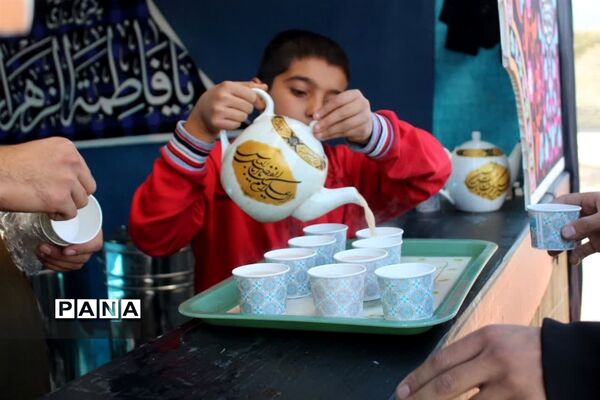 برپایی موکب نوجوانان مسجد سیدالشهدا شیراز