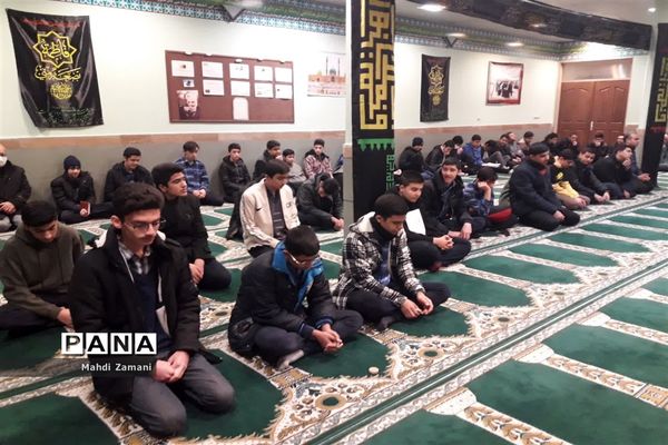 مراسم سوگواری شهادت حضرت فاطمه زهرا (س) در دبیرستان نمونه دولتی مبین