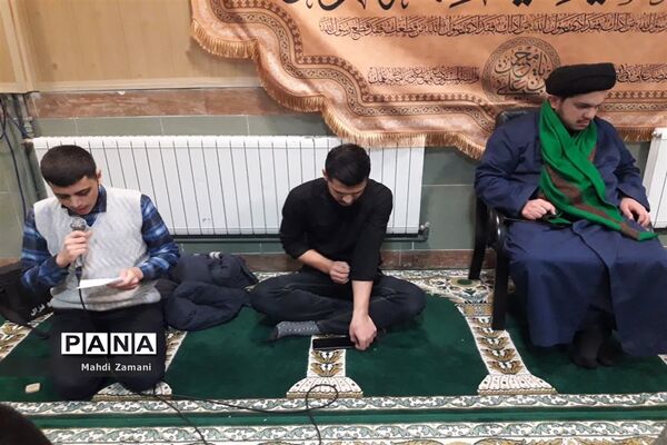 مراسم سوگواری شهادت حضرت فاطمه زهرا (س) در دبیرستان نمونه دولتی مبین