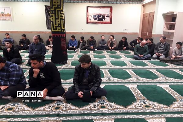 مراسم سوگواری شهادت حضرت فاطمه زهرا (س) در دبیرستان نمونه دولتی مبین