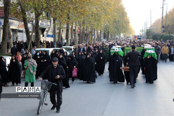 تشییع پیکر شهدای خوشنام در آمل