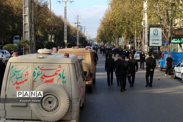 تشییع پیکر شهدای خوشنام در آمل