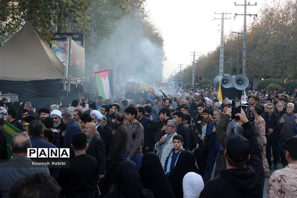تشییع پیکر شهدای خوشنام در آمل