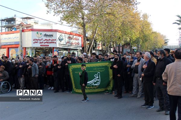 تشییع پیکر شهدای خوشنام در آمل
