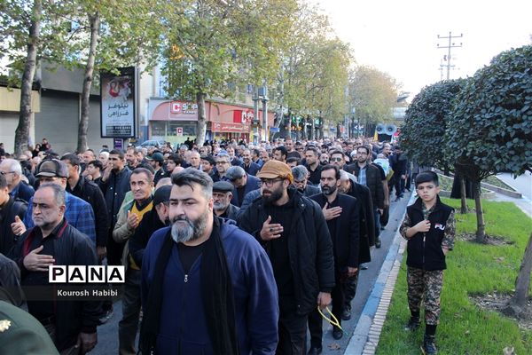 تشییع پیکر شهدای خوشنام در آمل