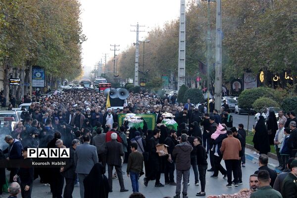 تشییع پیکر شهدای خوشنام در آمل