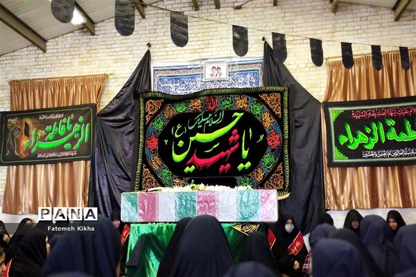 تشییع پیکر شهدای گمنام در مدارس