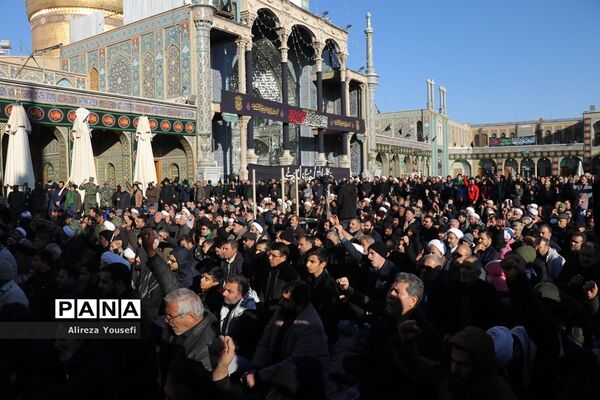 تشییع پیکرهای مطهر 7  آلاله فاطمی در قم