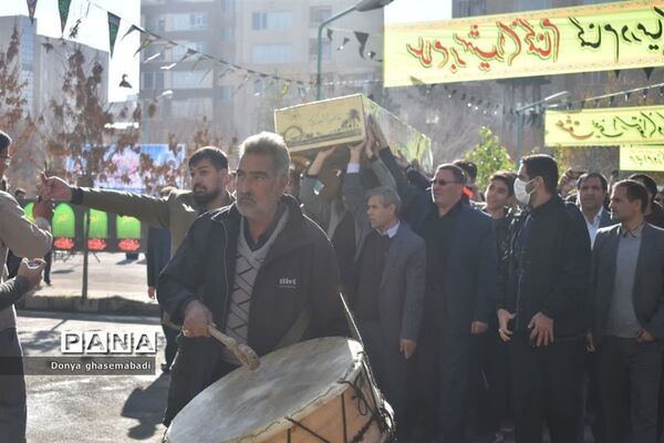 تشییع شهید گمنام در دانشگاه فرهنگیان کرمانشاه
