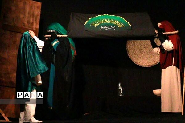 نمایش مظلومه در دبیرستان موعود ناحیه یک بهارستان