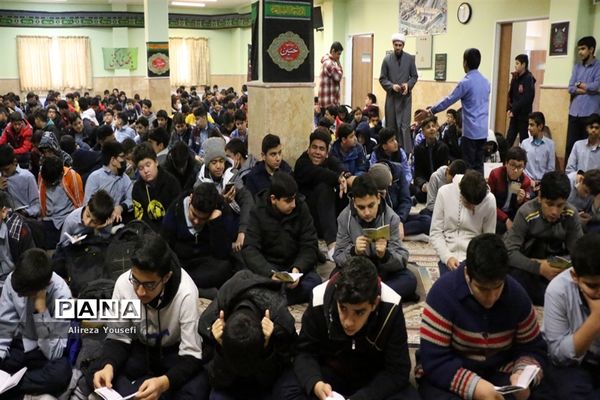 مراسم هیات دانش‌آموزان دبیرستان گوهرتاج ترابی زاده قم