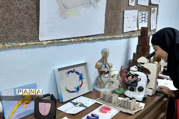 نمایشگاه زیست شناسی در مدرسه مریم عذرا دماوند