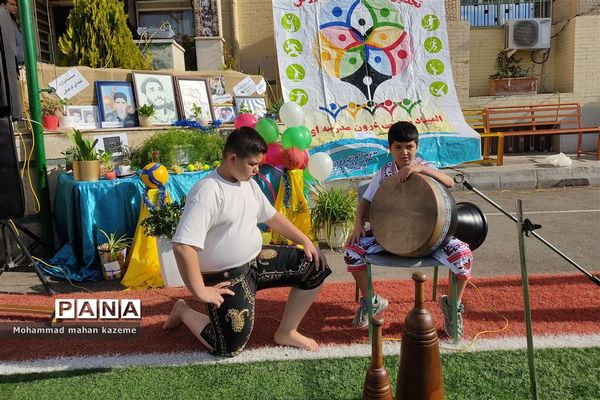 افتتاحیه المپیاد ورزشی امیدستان در مدرسه ابوالفضل ناحیه ۱