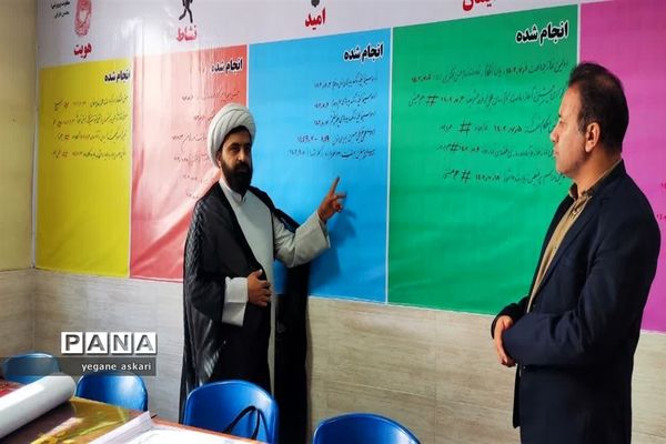 بازدید از فعالیت‌های پرورشی آموزشگاه شهید شاهد آوینی ناحیه یک بهارستان