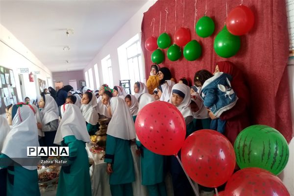 آیین نمادین یلدا در مدارس شهر بهمن