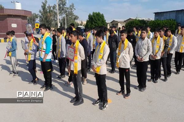 افتتاحیه اردوی ‌هفت‌سنگ پسران ‌استان بوشهر