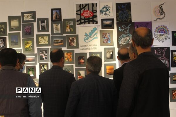 نمایشگاه دستاوردهای دانش‌آموزان هنرستانی در گلوگاه
