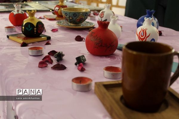 نمایشگاه دستاوردهای دانش‌آموزان هنرستانی در گلوگاه