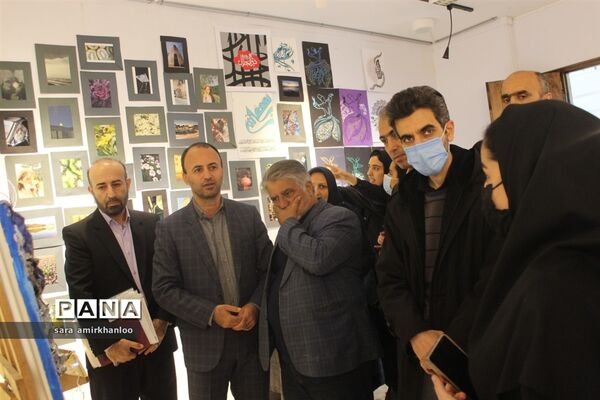 نمایشگاه دستاوردهای دانش‌آموزان هنرستانی در گلوگاه