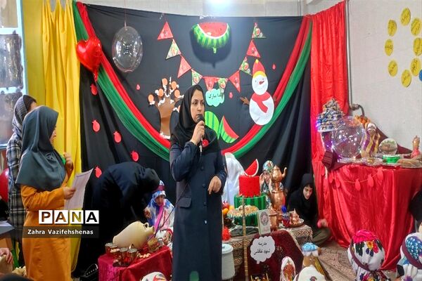برگزاری جشن یلدای سنتی در مدرسه شهید خاقانی شهرستان شیروان
