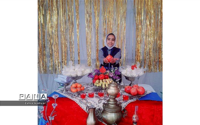 کرسی نشینی یلدا در مدارس آباده