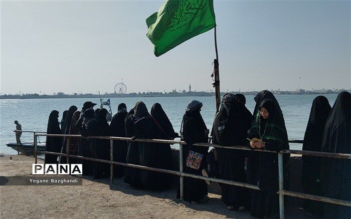 بازدید دانش‌آموزان کاروان راهیان نور از منطقه عملیاتی اروند رود/ فیلم
