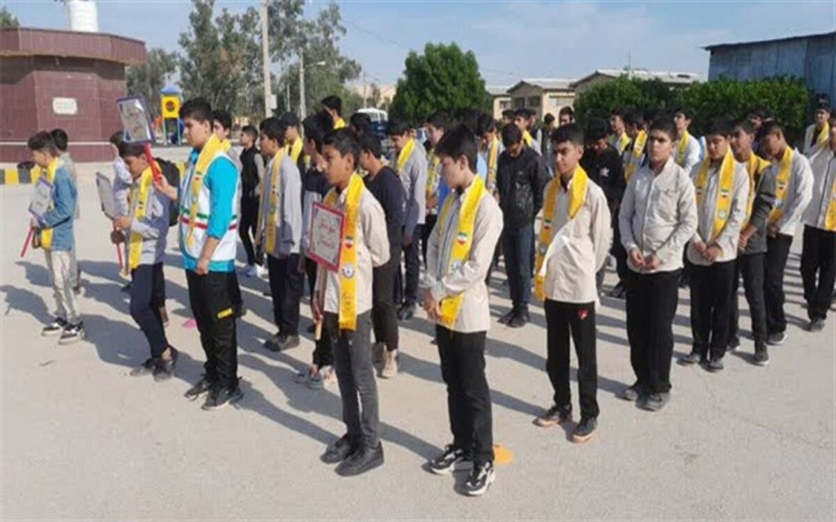 اردوی هفت‌سنگ دانش‌آموزان در بوشهر برگزار شد/ فیلم