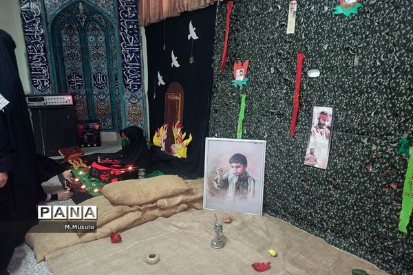 جلوه‌هایی از ارادت دانش‌آموزان مدارس قم به اهل بیت(ع) و شهدا-3