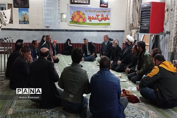 حضور نماینده مجلس شورای اسلامی  ترشیز در روستای فرشه