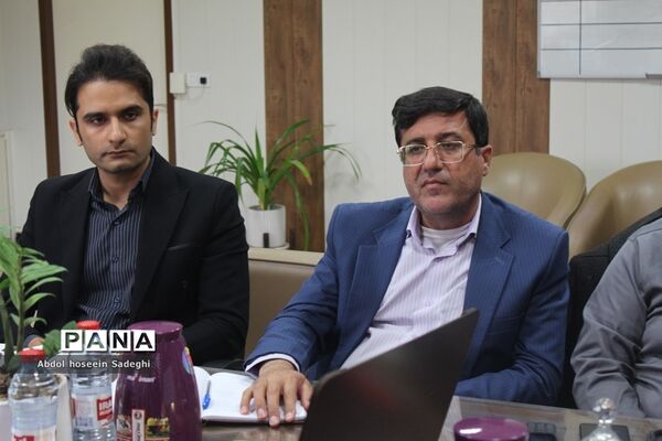 جلسه بزرگداشت چهارمین یادواره شهادت حاج قاسم سلیمانی ، هفته بصیرت و دهه مقاومت آموزش و پرورش استان بوشهر