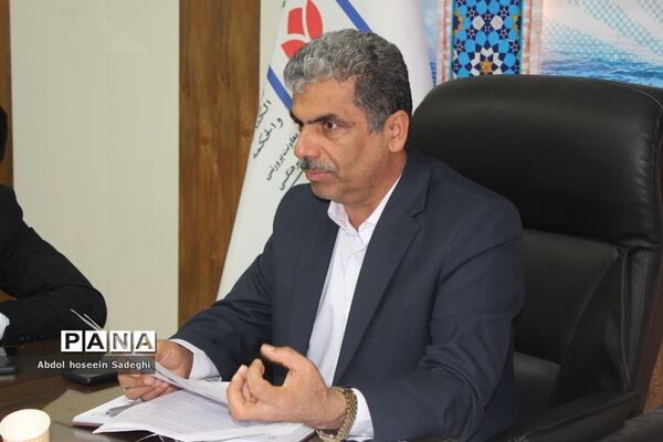جلسه بزرگداشت چهارمین یادواره شهادت حاج قاسم سلیمانی ، هفته بصیرت و دهه مقاومت آموزش و پرورش استان بوشهر