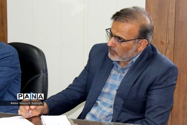 جلسه بزرگداشت چهارمین یادواره شهادت حاج قاسم سلیمانی ، هفته بصیرت و دهه مقاومت آموزش و پرورش استان بوشهر