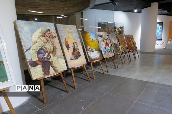 نمایشگاه هنرهای تجسمی ایثار شهرستان بجنورد