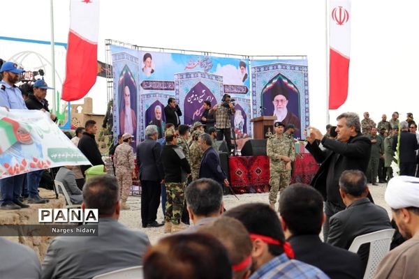 مراسم تشییع و تدفین شهید گمنام  هشت سال دفاع مقدس در بام فرهنگی امیدیه