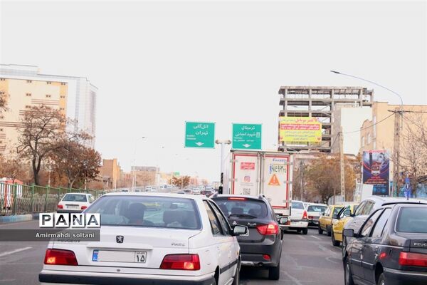 انفجار ترافیک در تبریز
