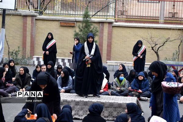 حمایت دانش‌آموزان فرهنگ ۱۳ از کودکان غزه