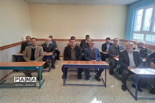 افتتاح مدرسه چهار کلاسه شهید طاهری در روستای نصرآباد خواف