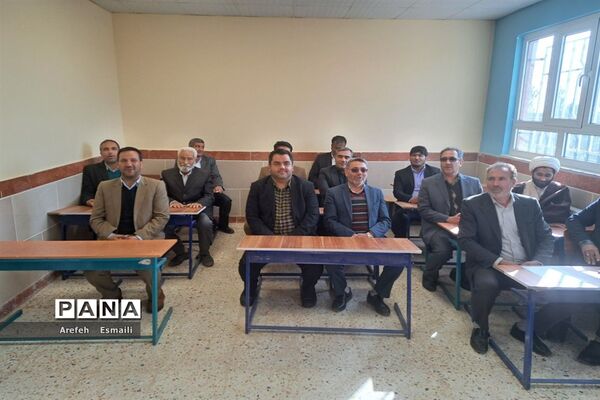 افتتاح مدرسه چهار کلاسه شهید طاهری در روستای نصرآباد خواف
