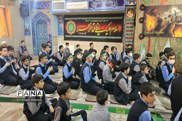 جلوه هایی از ارادت دانش‌آموزان مدارس قم به اهل بیت(ع) و شهدا-1