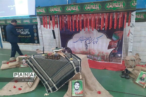 جلوه‌هایی از ارادت دانش‌آموزان مدارس قم به اهل بیت(ع) و شهدا-2