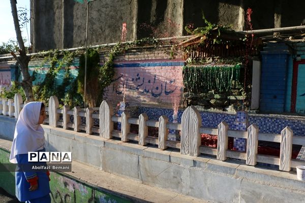 جلوه‌هایی از ارادت دانش‌آموزان مدارس قم به اهل بیت(ع) و شهدا-2