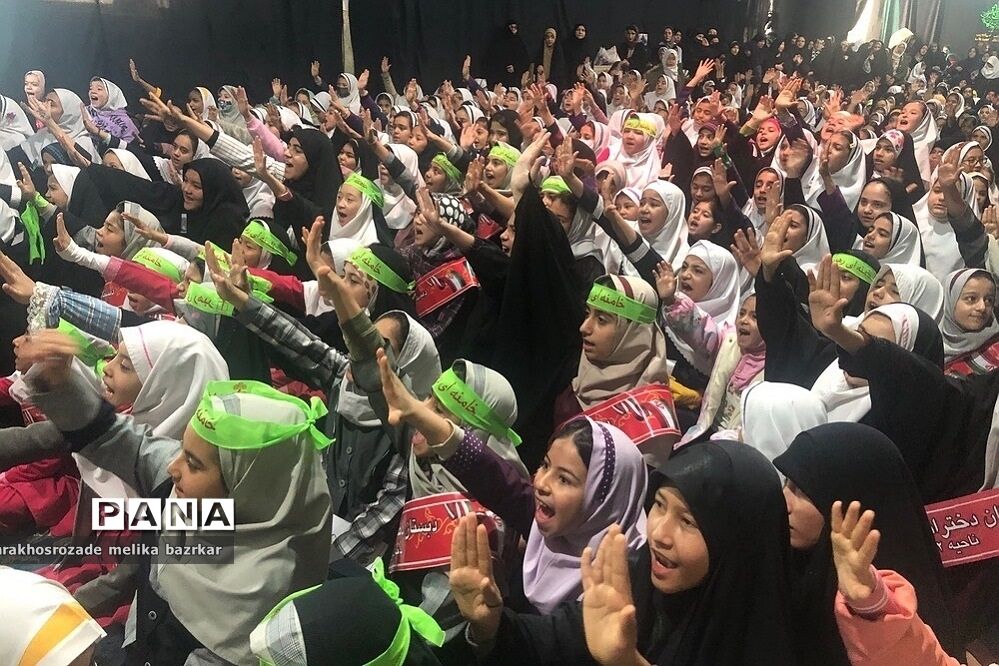 ‌مراسم گرامیداشت شهادت حاج قاسم سلیمانی در ناحیه دو شهرری